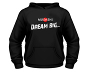 MUSASHI POLERON BULK DREAM BIG BLACK HOODIE (XL) BLACK